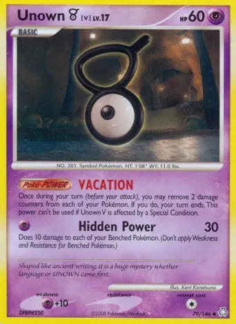 Unown V Pokémon card #79