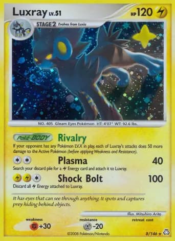 Luxray Pokémon card #8