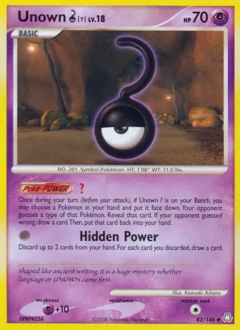 Unown ? Pokémon card #82