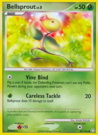 Bellsprout Pokémon card #85