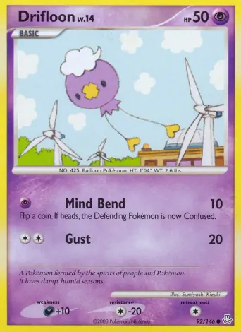 Drifloon Pokémon card #92