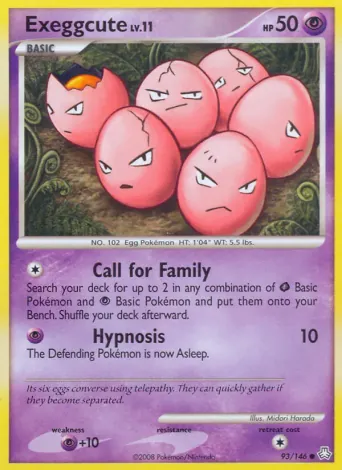 Exeggcute Pokémon card #93