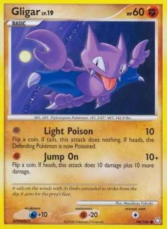 Gligar Pokémon card #94
