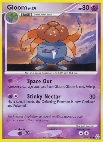 Gloom Pokémon card #97