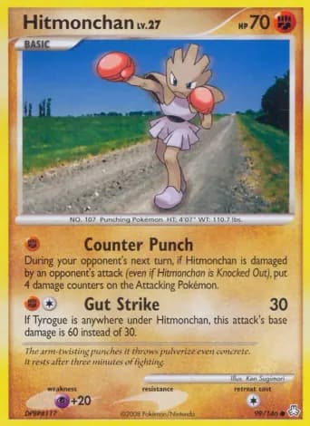 Hitmonchan Pokémon card #99