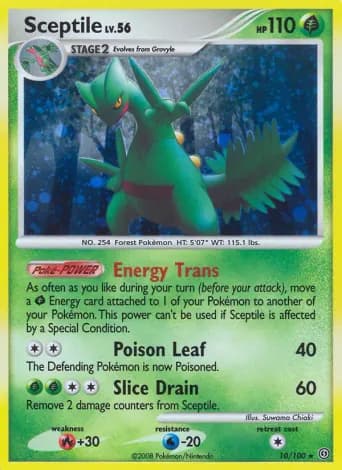 Sceptile Pokémon card #10