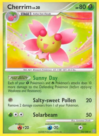 Cherrim Pokémon card #14