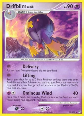 Drifblim Pokémon card #16