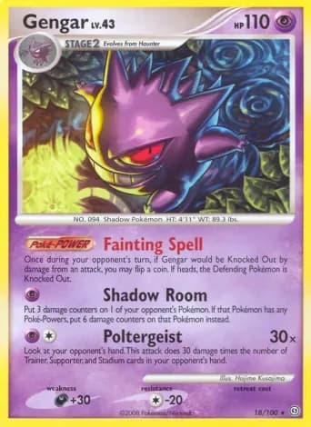 Gengar Pokémon card #18
