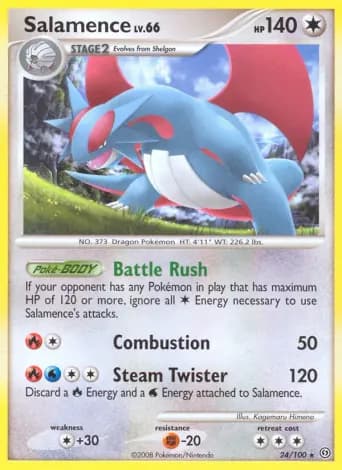 Salamence Pokémon card #24