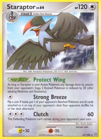 Staraptor Pokémon card #27