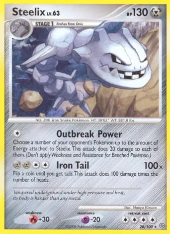 Steelix Pokémon card #28