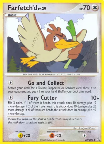 Farfetch'd Pokémon card #38