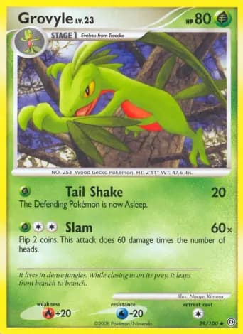 Grovyle Pokémon card #39