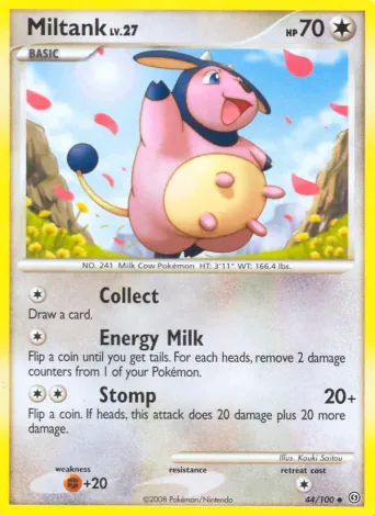Miltank Pokémon card #44