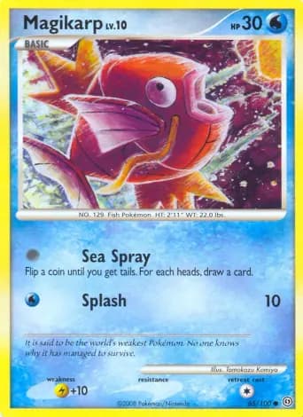 Magikarp Pokémon card #65