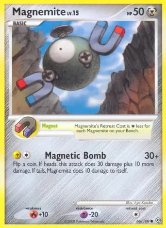 Magnemite Pokémon card #66