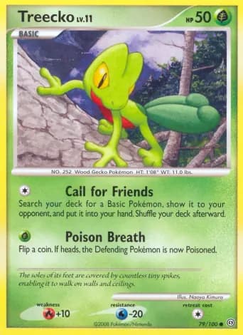 Treecko Pokémon card #79