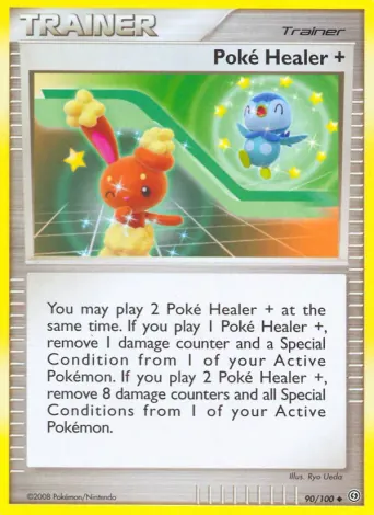 Poké Healer + Pokémon card #90