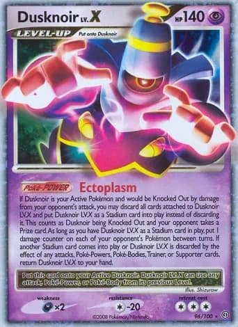 Dusknoir Pokémon card #96