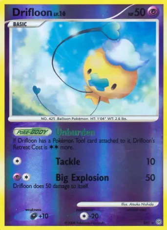 Drifloon Pokémon card #SH1