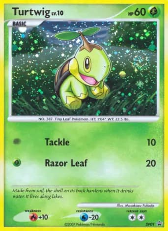 Turtwig Pokémon card #DP01