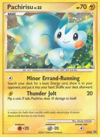 Pachirisu Pokémon card #DP04
