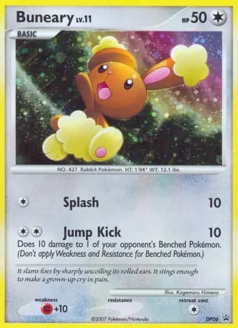 Buneary Pokémon card #DP06