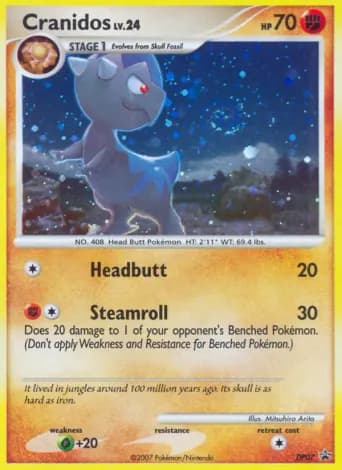 Cranidos Pokémon card #DP07