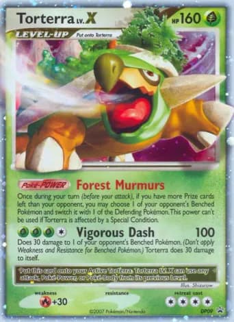 Torterra Pokémon card #DP09