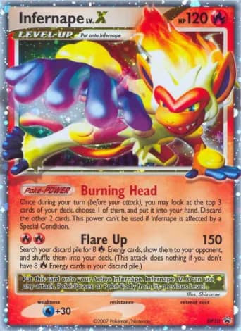 Infernape Pokémon card #DP10