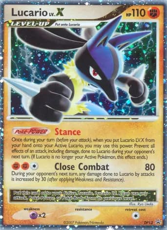Lucario Pokémon card #DP12