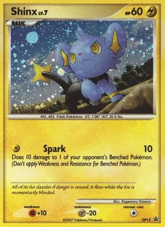 Shinx Pokémon card #DP15