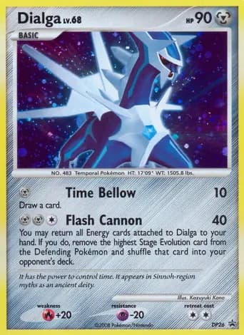 Dialga Pokémon card #DP26