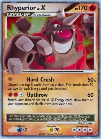 Rhyperior Pokémon card #DP29
