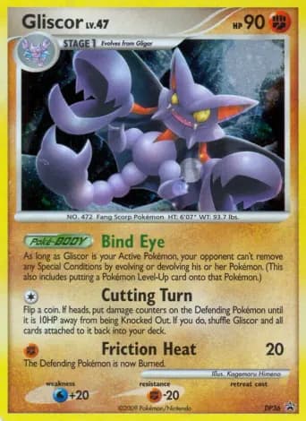 Gliscor Pokémon card #DP36