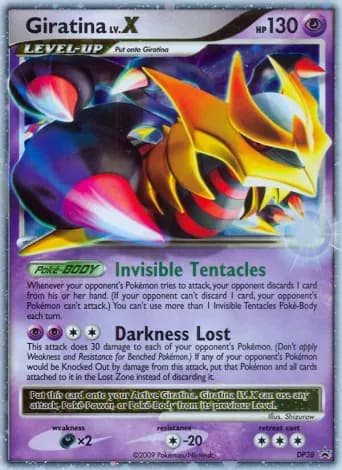 Giratina Pokémon card #DP38