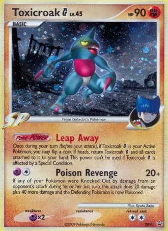Toxicroak G Pokémon card #DP41