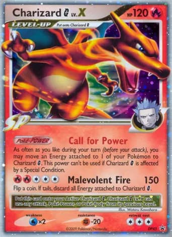 Charizard G Pokémon card #DP45