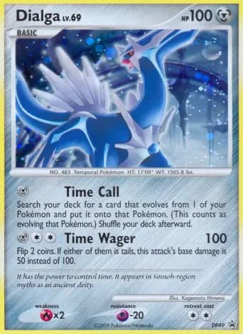 Dialga Pokémon card #DP49