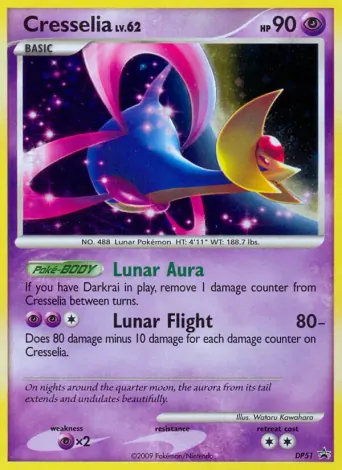 Cresselia Pokémon card #DP51