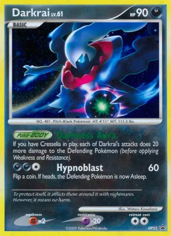 Darkrai Pokémon card #DP52