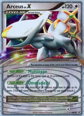 Arceus Pokémon card #DP53