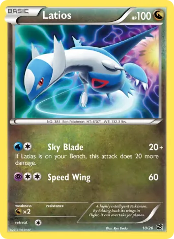 Latios Pokémon card #10