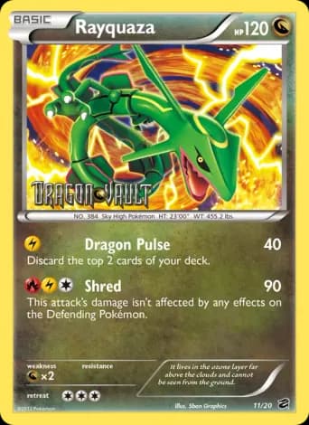 Rayquaza Pokémon card #11