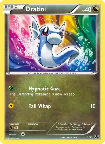 Dratini Pokémon card #2