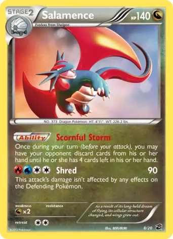 Salamence Pokémon card #8