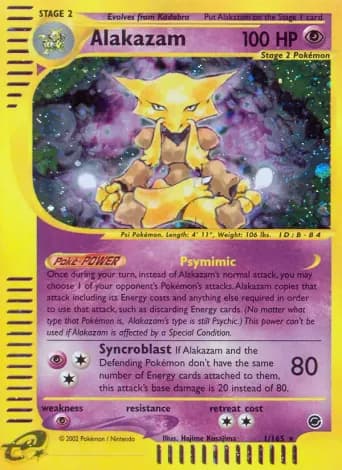 Alakazam Pokémon card #1