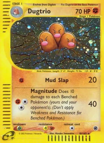 Dugtrio Pokémon card #10