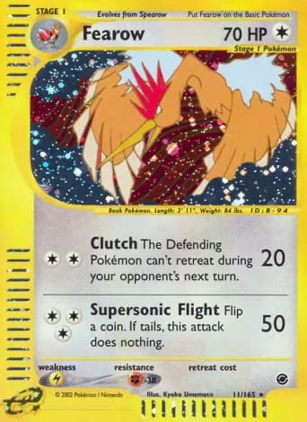 Fearow Pokémon card #11